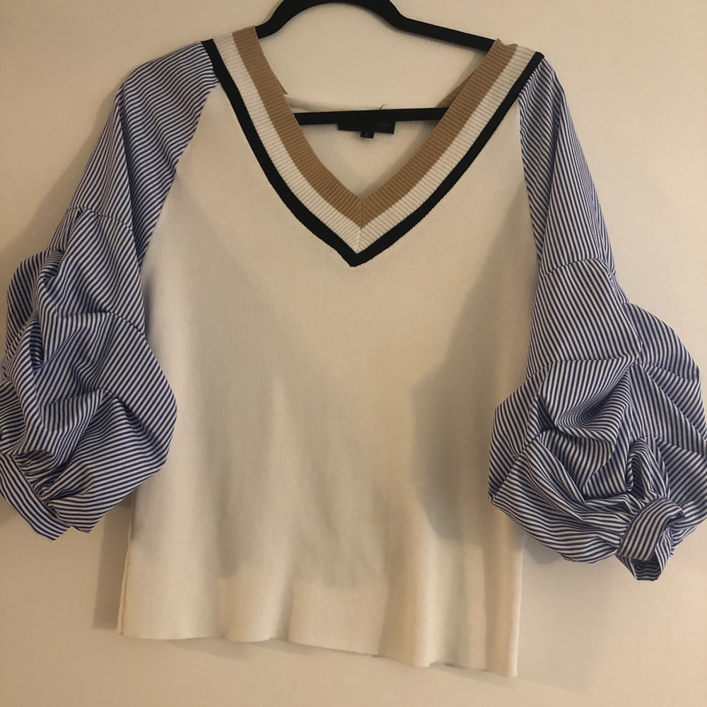 Trendy Nastygal sweater with statement sleeves!